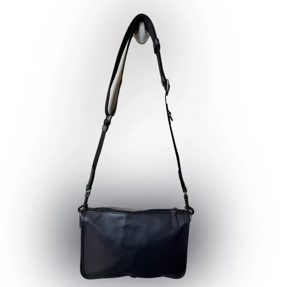 Coach C8140 Heritage Convertible Crossbody Hybrid Colorblock Bag Lime Green - Picture 3 of 8